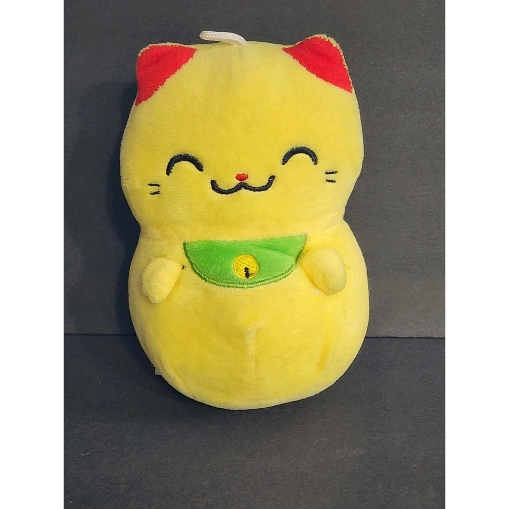 Official Kleptocats Plush Yellow Lucky Cat 8" Yellow Klepto Cat‎ Doll
